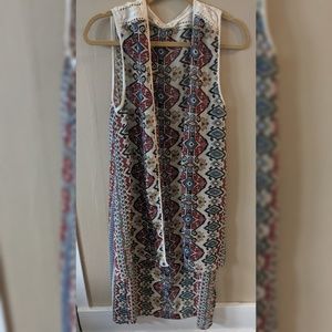 Large Vanilla Star High Low Jacket